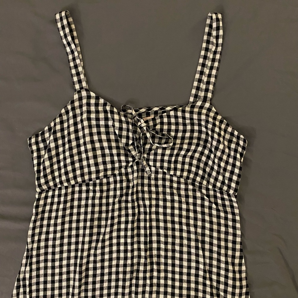 SO Black & White Tank Top Maxi Dress Size L